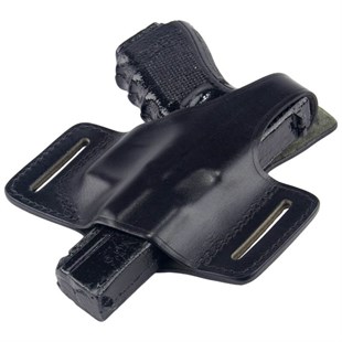 Sarsılmaz SAR9 Mete Deri Tabanca Kılıfı Yarım Kelebek Siyah