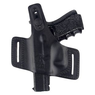 Sarsılmaz SAR9 Mete Deri Tabanca Kılıfı Yarım Kelebek Siyah