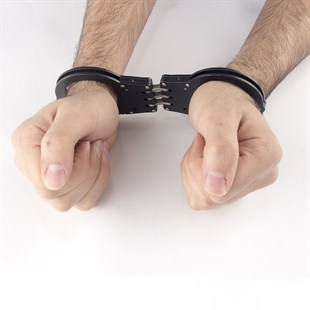 Siyah Menteşeli Polis Kelepçesi Vurgun