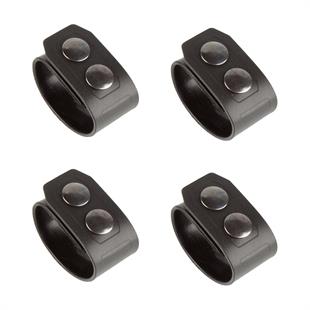 Siyah Plastik Palaska Köprüsü Çıt Çıt 4 Adet