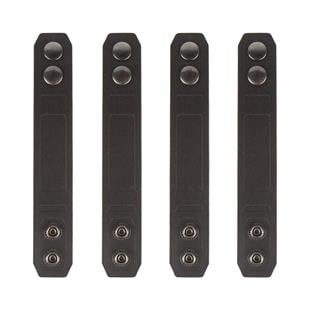 Siyah Plastik Palaska Köprüsü Çıt Çıt 4 Adet