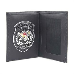 Siyah Polis Özel Harekat Rozetli Cüzdan