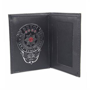 Siyah Rozetli Bekçi Cüzdan