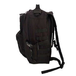 Siyah Taktikal Çanta Cordura Kumaş 65L