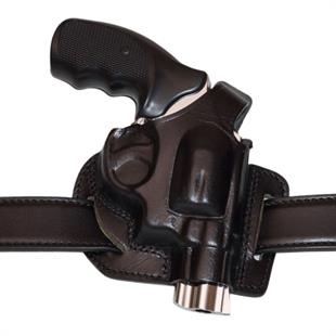 Smith Wesson 38 Calibre Deri Tabanca Kılıfı Siyah Açık