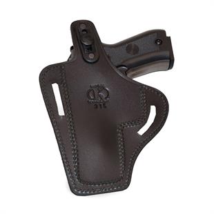 Smith Wesson 5906 Deri Tabanca Kılıfı Siyah Baskılı Kapalı