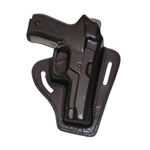 Smith Wesson 5906 Deri Tabanca Kılıfı Siyah Baskılı Kapalı