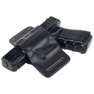 Smith Wesson Deri Tabanca Kılıfı Yarım Kelebek Atkısız Siyah Sol El