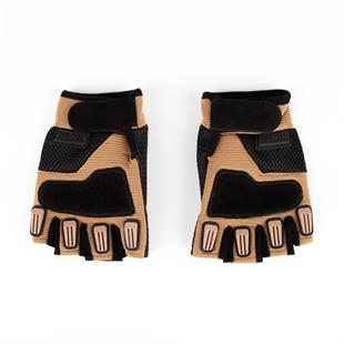 Special Yarım Parmak Taktik Atış Eldiveni Çöl Rengi