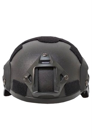Tactical Airsoft Kask Kompozit Başlık Koruyucu Miğfer Siyah