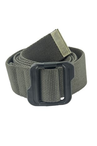Kırılmaz Plastik Toka Taktik Kemer Haki