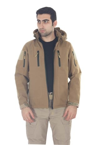 Taktikal Çöl Rengi Softshell Mont 5.11 Modeli