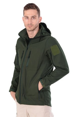 Taktikal Haki Yeşil Softshell Mont 5.11 Modeli