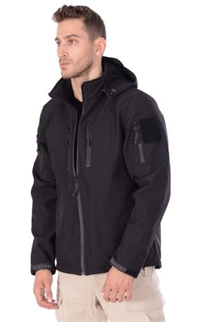 Taktikal Siyah Softshell Mont 5.11 Modeli