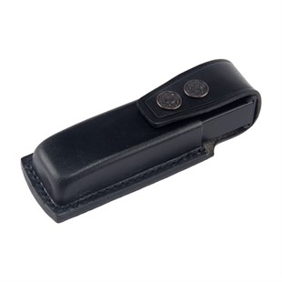 Tekli Şarjör Kılıfı Deri Siyah Maşasız