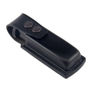 Tekli Şarjör Kılıfı Deri Siyah Maşasız