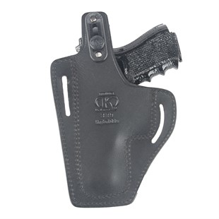 Tisaş Zig14 Deri Tabanca Kılıfı Siyah Baskılı Kapalı