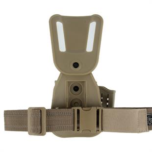 To Gun Holster Beretta F92 Şarjörlüklü Alçak Taşıma Tabanca Kılıfı Seviye 2 Çöl Rengi SOL EL