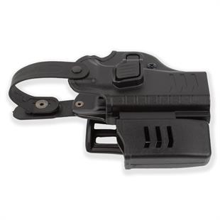 To Gun Holster Canik55 TP9 Mete Serisi Tabanca Kılıfı Seviye 2 Önü Şarjörlüklü Siyah SOL EL