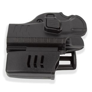 To Gun Holster CZ P-10 C Tabanca Kılıfı Önü Şarjörlüklü Siyah Sağ El