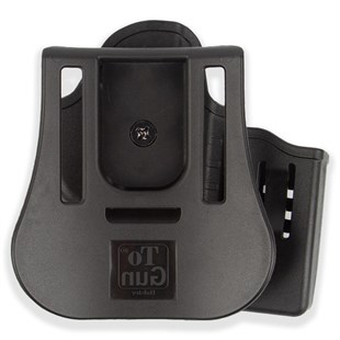 To Gun Holster Sarsılmaz B6 - B6C Tabanca Kılıfı Önü Şarjörlüklü Siyah Sol El