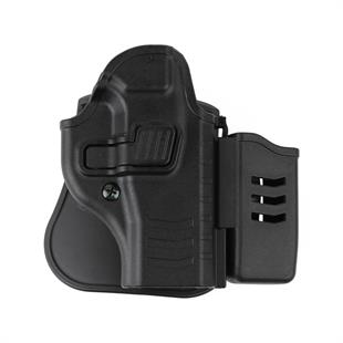 To Gun Holster Sarsılmaz B6 - B6C Tabanca Kılıfı Önü Şarjörlüklü Siyah