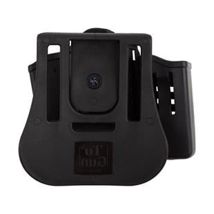 To Gun Holster Sarsılmaz K11 Tabanca Kılıfı Önü Şarjörlüklü Siyah Sol El