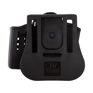 To Gun Holster Sarsılmaz K12 Tabanca Kılıfı Önü Şarjörlüklü Siyah