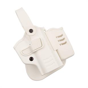 To Gun Holster Sarsılmaz Kılınç 2000 Light Tabanca Kılıfı Seviye 2 Önü Şarjörlüklü Beyaz