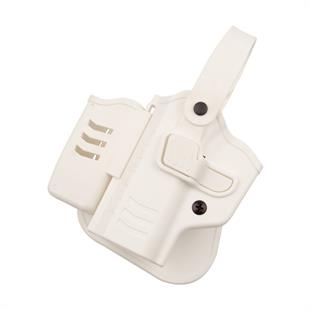 To Gun Holster Sarsılmaz Kılınç 2000 Mega Tabanca Kılıfı Seviye 2 Önü Şarjörlüklü Beyaz SOL EL