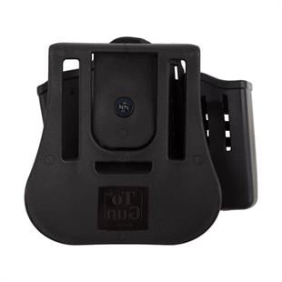 To Gun Holster Sarsılmaz Kılınç 2000 Mega Tabanca Kılıfı Önü Şarjörlüklü Siyah Sol El