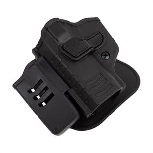 To Gun Holster Sarsılmaz Kılınç 2000 Mega Tabanca Kılıfı Önü Şarjörlüklü Siyah Sol El