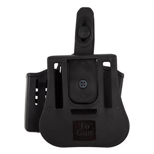 To Gun Holster Sarsılmaz P8L Tabanca Kılıfı Seviye 2 Önü Şarjörlüklü Siyah