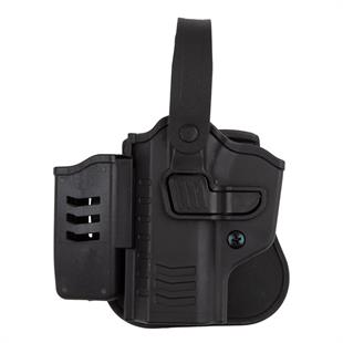 To Gun Holster Sarsılmaz P8L Tabanca Kılıfı Seviye 2 Önü Şarjörlüklü Siyah SOL EL