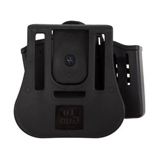 To Gun Holster Sarsılmaz P8L Tabanca Kılıfı Önü Şarjörlüklü Siyah Sol El