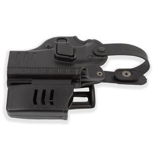 To Gun Holster Sarsılmaz SAR9 Mete Tabanca Kılıfı Seviye 2 Önü Şarjörlüklü Siyah SAĞ EL