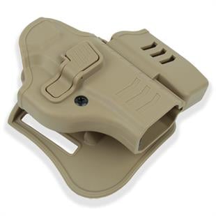 To Gun Holster Sarsılmaz SAR9 Mete Tabanca Kılıfı Önü Şarjörlüklü Çöl Rengi SAĞ EL