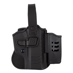 To Gun Holster Tisaş Zig 14 Tabanca Kılıfı Seviye 2 Önü Şarjörlüklü Siyah