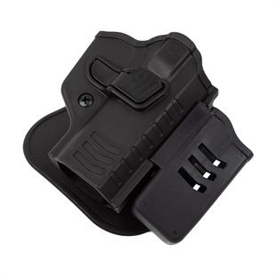 To Gun Holster Tisaş Zig 14 Tabanca Kılıfı Önü Şarjörlüklü Siyah