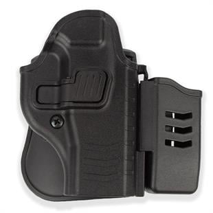 To Gun Holster Tisaş Zigana PX-9 Gen3 Duty Tabanca Kılıfı Önü Şarjörlüklü Siyah
