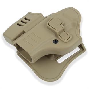 To Gun Holster Tisaş Zigana Serisi Tabanca Kılıfı Önü Şarjörlüklü Çöl Rengi SOL EL