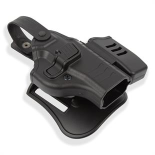 To Gun Holster Tisaş Zigana Sport Tabanca Kılıfı Seviye 2 Önü Şarjörlüklü Siyah SAĞ EL