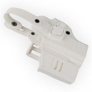 To Gun Holster Tisaş Zigana Sport Tabanca Kılıfı Seviye 2 Önü Şarjörlüklü Beyaz SOL EL