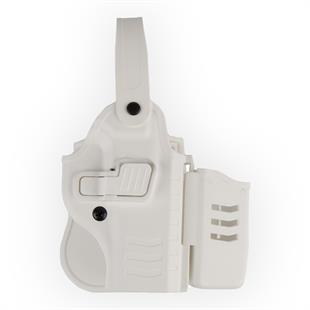 To Gun Holster Tisaş Zigana Sport Tabanca Kılıfı Seviye 2 Önü Şarjörlüklü Beyaz