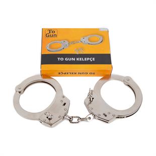 Toptan Polis ve Güvenlik Kelepçesi-Metal Zincirli En Az 50 Adet Alım