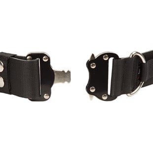 Tugan Çelik Tokalı Taktik Bükülmez Palaska-Siyah