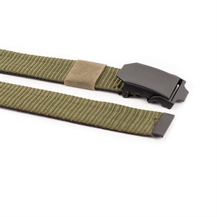 Tugan Çift Taraflı Taktik Kemer ve Palaska - Metal Tokalı (Siyah/Haki)