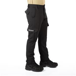 Tugan Taktikal Likralı Çevik Kuvvet Polis Pantolonu Siyah