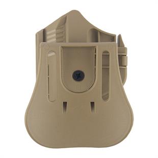 Unicorn Canik 55 TP9 Picatiny Raydan Kilitlemeli Tabanca Kılıfı Çöl Rengi