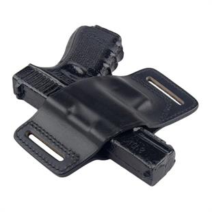 Universal Deri Tabanca Kılıfı Speed Kelebek Siyah Sol El